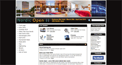 Desktop Screenshot of nordicopen.dk